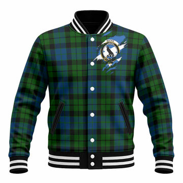 MacKie (McKie) Clan Crest In Me Tartan Baseball Jacket Scotland Flag Style