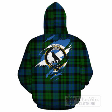 MacKie (McKie) Clan Crest In Me Tartan Cotton Hoodie Scotland Flag Style