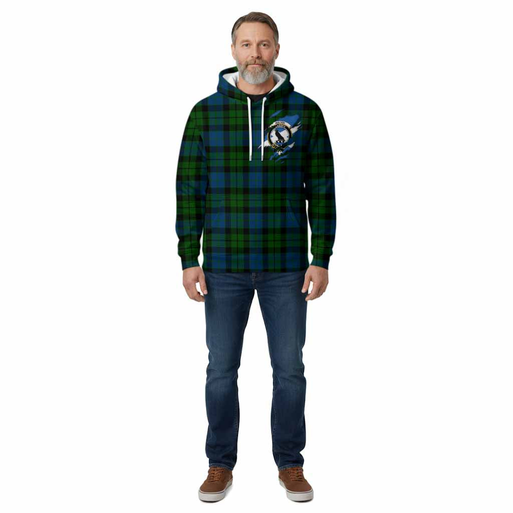 MacKie (McKie) Clan Crest In Me Tartan Cotton Hoodie Scotland Flag Style