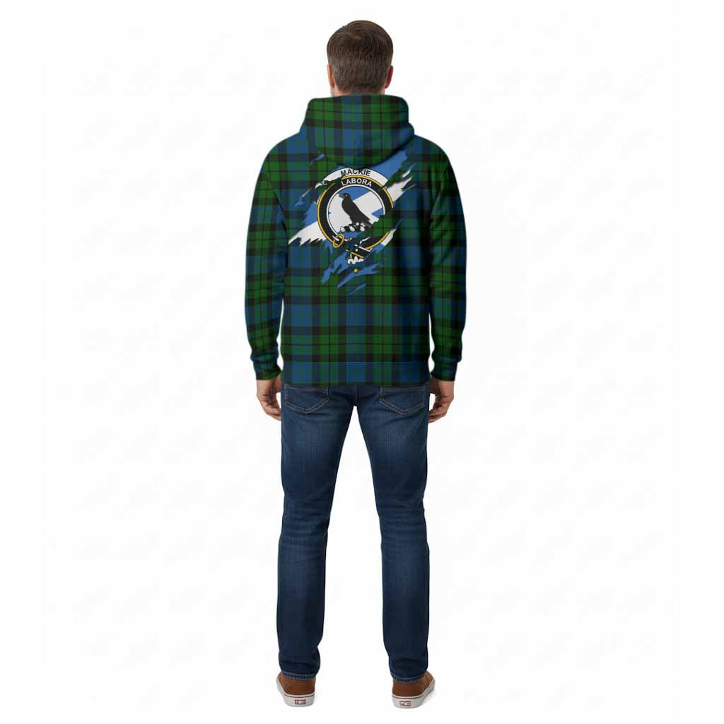 MacKie (McKie) Clan Crest In Me Tartan Cotton Hoodie Scotland Flag Style