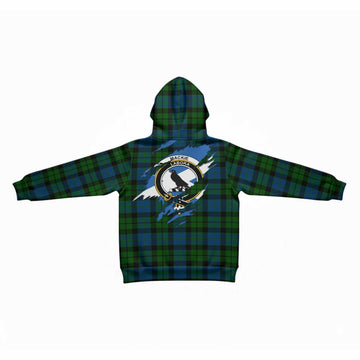 MacKie (McKie) Clan Crest In Me Tartan Kid Hoodie Scotland Flag Style