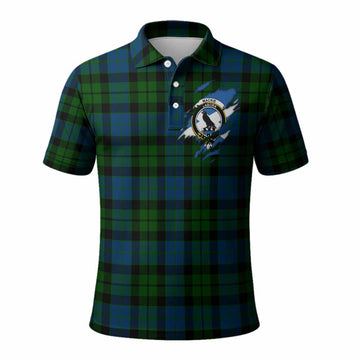 MacKie (McKie) Clan Crest In Me Tartan Polo Shirt Scotland Flag Style