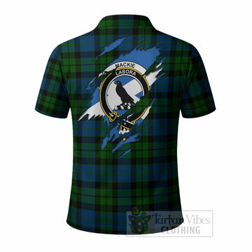 MacKie (McKie) Clan Crest In Me Tartan Polo Shirt Scotland Flag Style