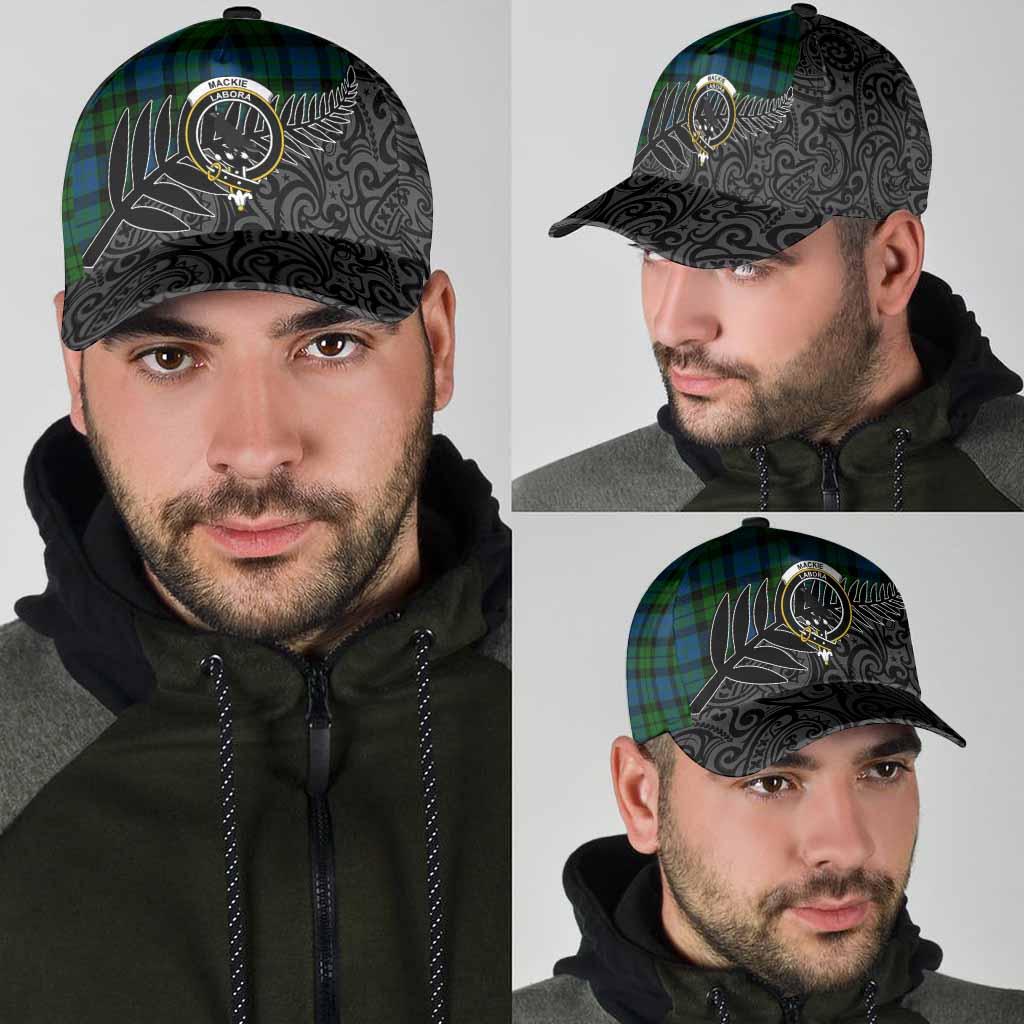 MacKie (McKie) Crest Tartan Classic Cap with New Zealand Silver Fern Half Style