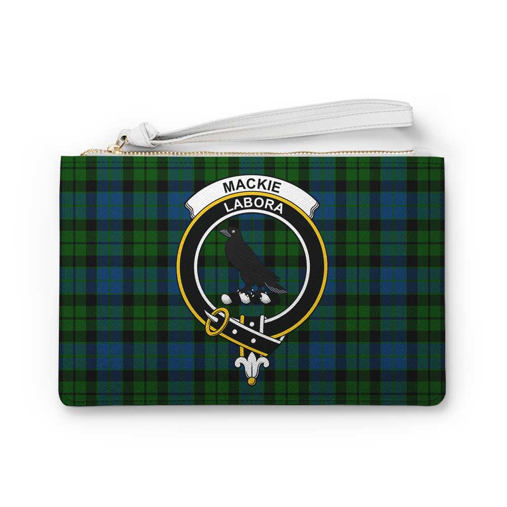 Tartan Vibes Clothing MacKie (McKie) Family Crest Tartan Clutch Bag