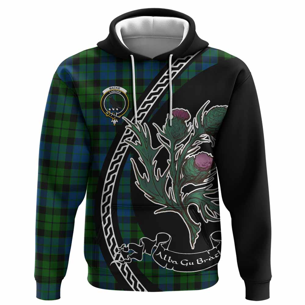 MacKie (McKie) Family Crest Tartan Hoodie Alba Thistle Inspired - Tartan Vibes Clothing