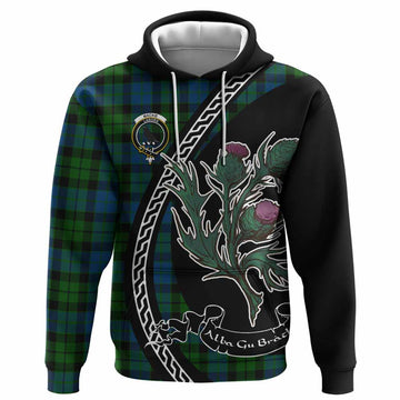 MacKie (McKie) Family Crest Tartan Hoodie Alba Thistle Inspired