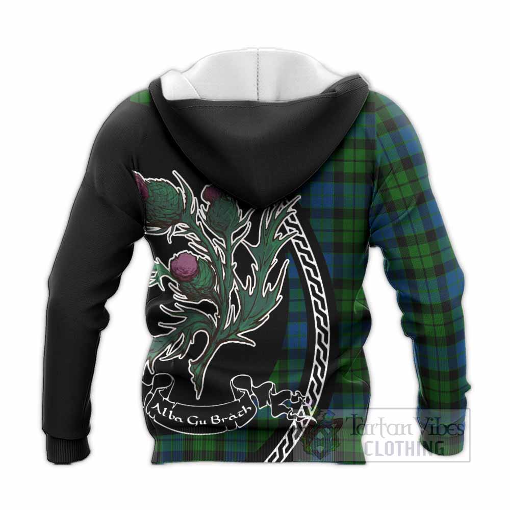 MacKie (McKie) Family Crest Tartan Knitted Hoodie Alba Thistle Inspired - Tartan Vibes Clothing