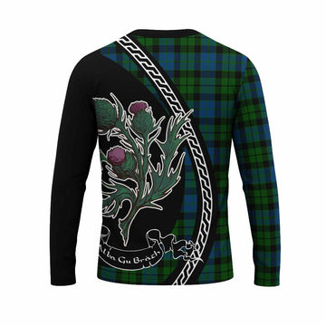 MacKie (McKie) Family Crest Tartan Long Sleeve T-Shirt Alba Thistle Inspired - Tartan Vibes Clothing