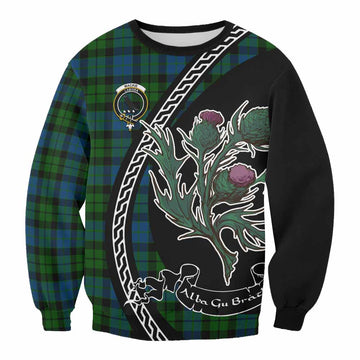 MacKie (McKie) Family Crest Tartan Sweatshirt Alba Thistle Inspired