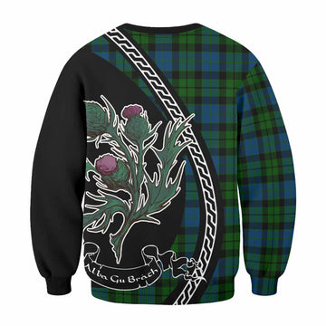 MacKie (McKie) Family Crest Tartan Sweatshirt Alba Thistle Inspired