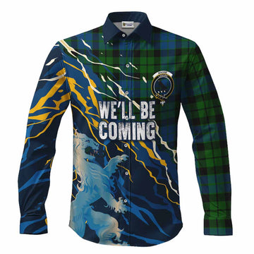 MacKie (McKie) Scotland Tartan Long Sleeve Button Shirts WC2026 Football - We'll Be Coming