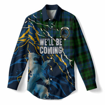 MacKie (McKie) Scotland Tartan Women Casual Shirt WC2026 Football - We'll Be Coming