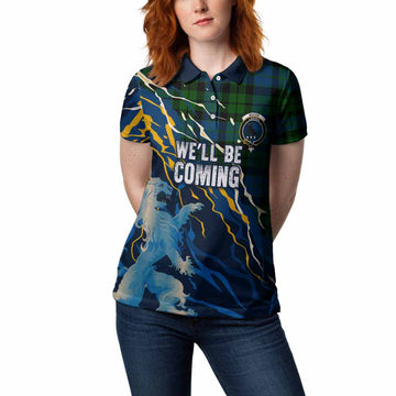MacKie (McKie) Scotland Tartan Women Polo Shirt WC2026 Football - We'll Be Coming