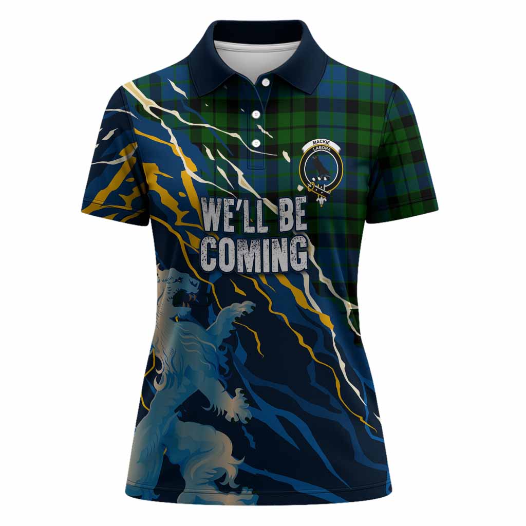 MacKie (McKie) Scotland Tartan Women Polo Shirt WC2026 Football - We'll Be Coming