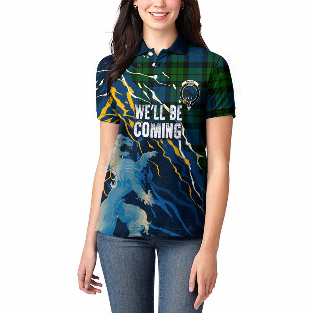 MacKie (McKie) Scotland Tartan Women Polo Shirt WC2026 Football - We'll Be Coming
