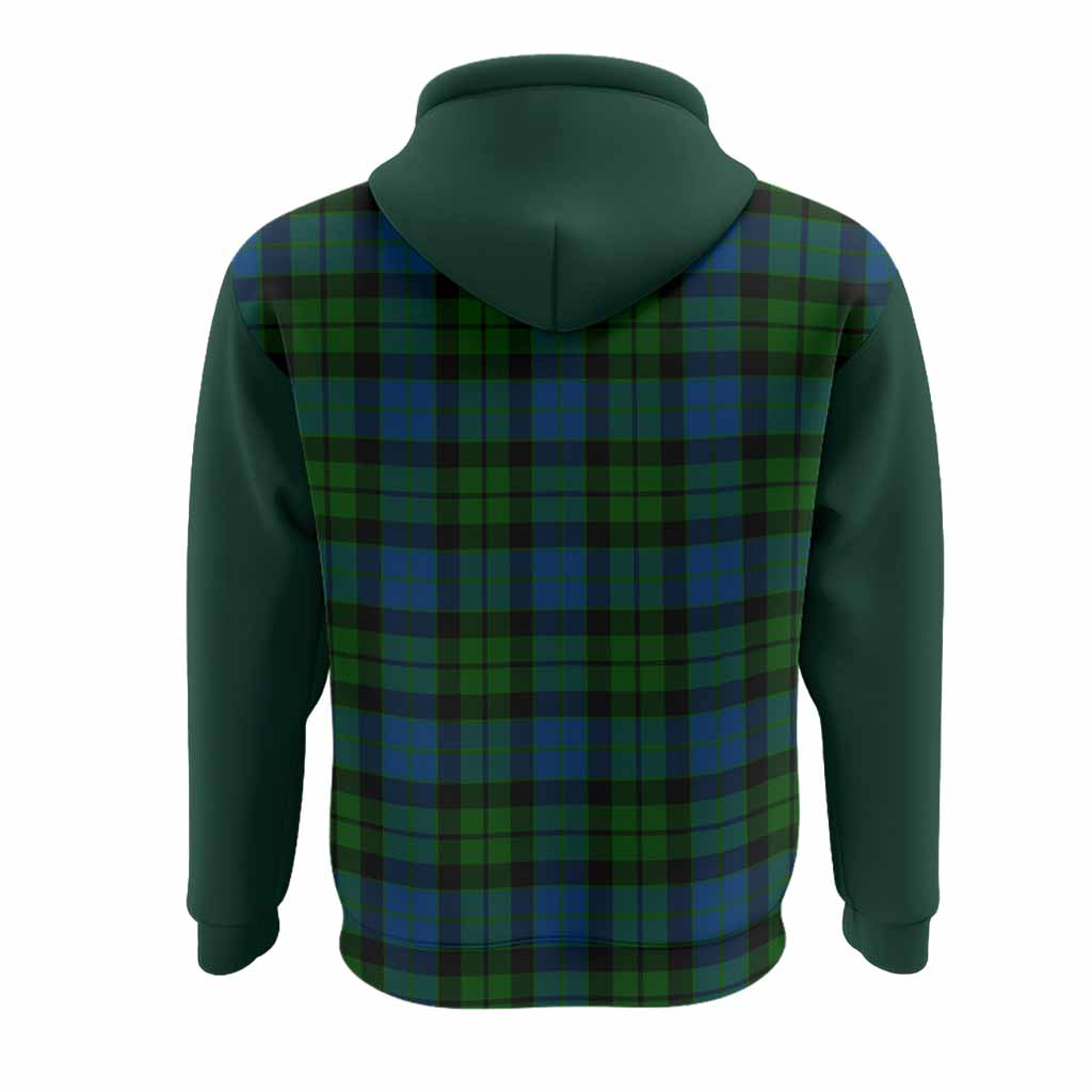 MacKie (McKie) Tartan Accent Hoodie with Family Crest