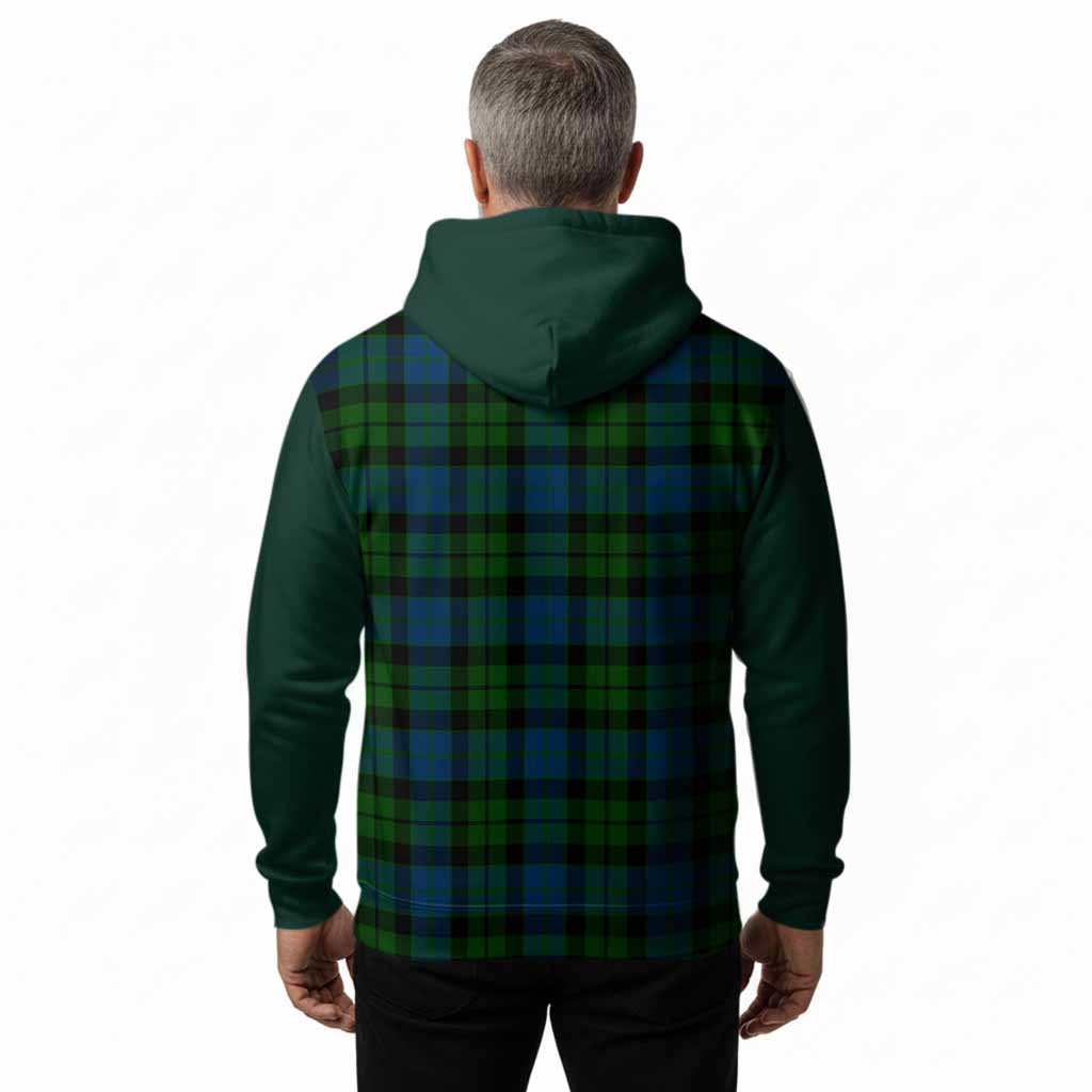 MacKie (McKie) Tartan Accent Hoodie with Family Crest
