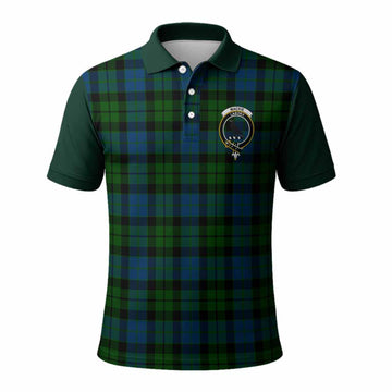 MacKie (McKie) Tartan Accent Polo Shirt with Family Crest