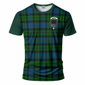 MacKie (McKie) Tartan Accent T-Shirt with Family Crest