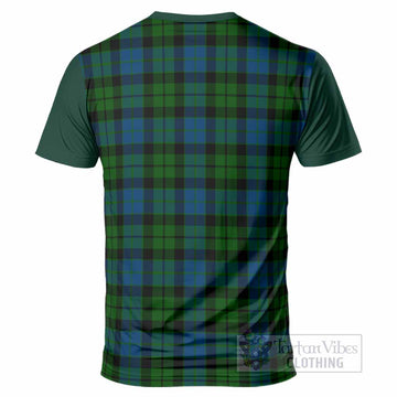 MacKie (McKie) Tartan Accent T-Shirt with Family Crest