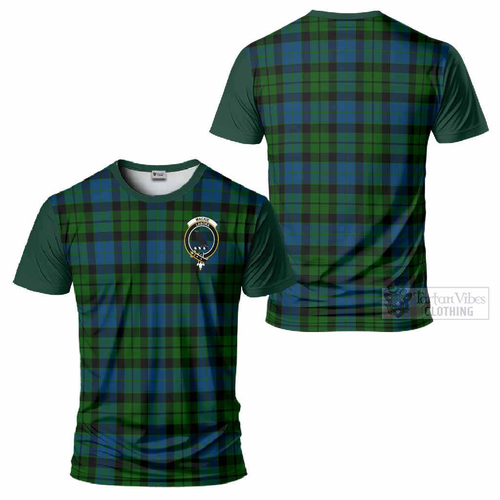MacKie (McKie) Tartan Accent T-Shirt with Family Crest
