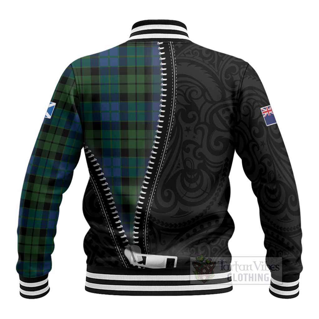 MacKie (McKie) Tartan Baseball Jacket New Zealand Pattern Unique Zipper Stylized