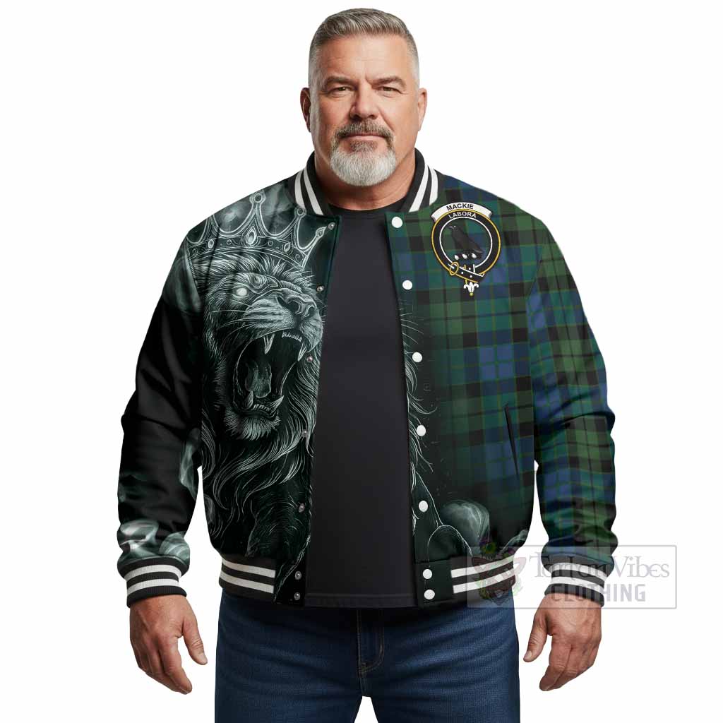 MacKie (McKie) Tartan Baseball Jacket Roaring Lion Heritage