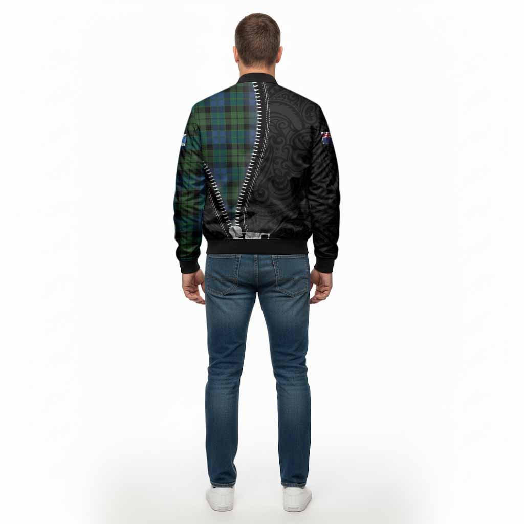 MacKie (McKie) Tartan Bomber Jacket New Zealand Pattern Unique Zipper Stylized
