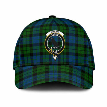 MacKie (McKie) Tartan Classic Cap with Family Crest