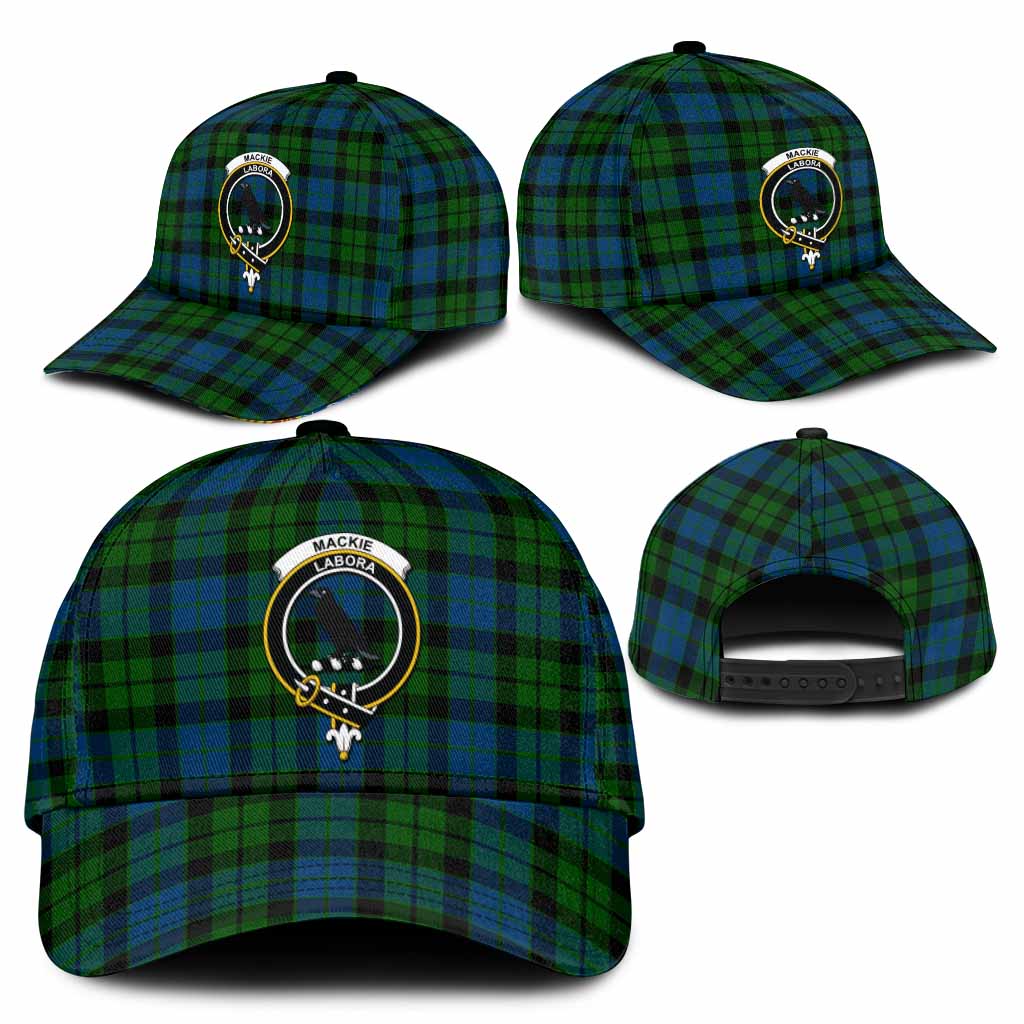 MacKie (McKie) Tartan Classic Cap with Family Crest