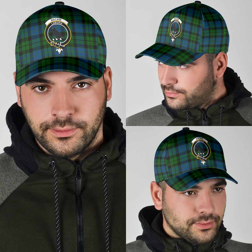 MacKie (McKie) Tartan Classic Cap with Family Crest