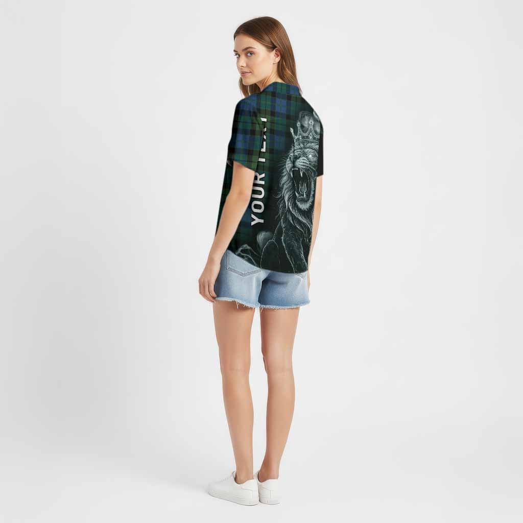 MacKie (McKie) Tartan Cotton Hawaiian Shirt Roaring Lion Heritage