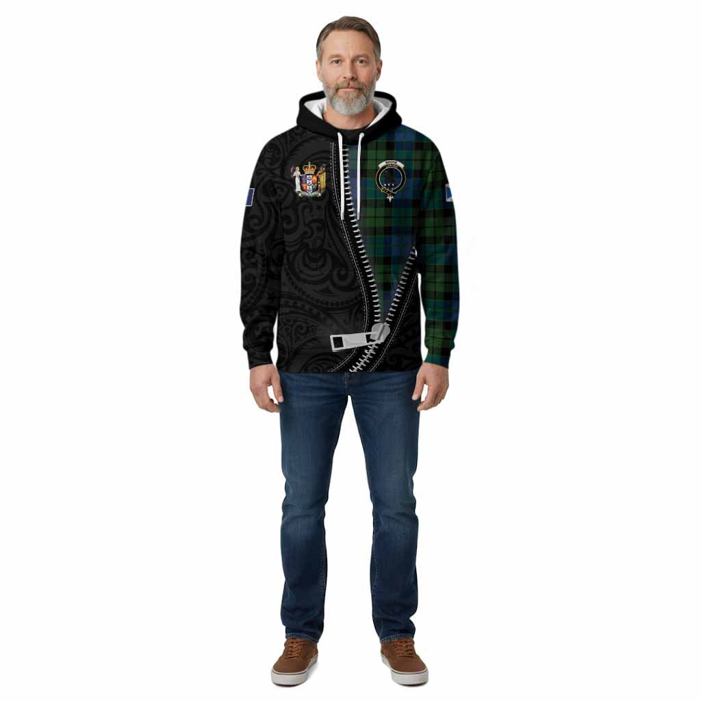 MacKie (McKie) Tartan Cotton Hoodie New Zealand Pattern Unique Zipper Stylized