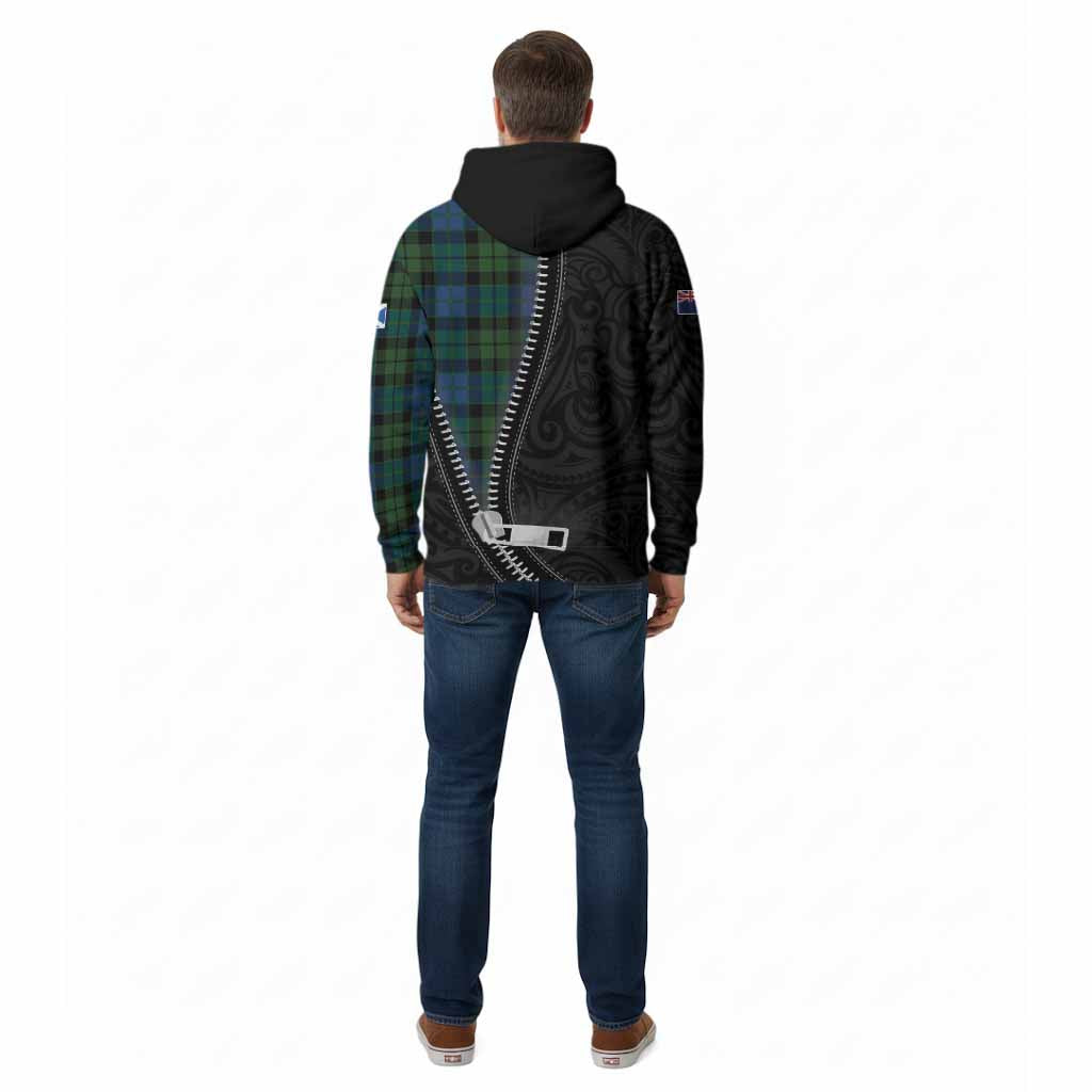 MacKie (McKie) Tartan Cotton Hoodie New Zealand Pattern Unique Zipper Stylized