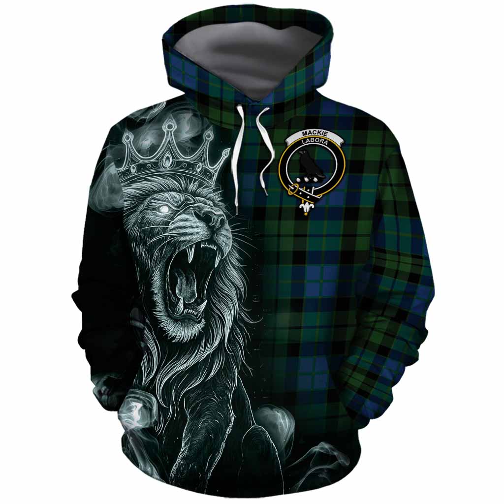 MacKie (McKie) Tartan Cotton Hoodie Roaring Lion Heritage