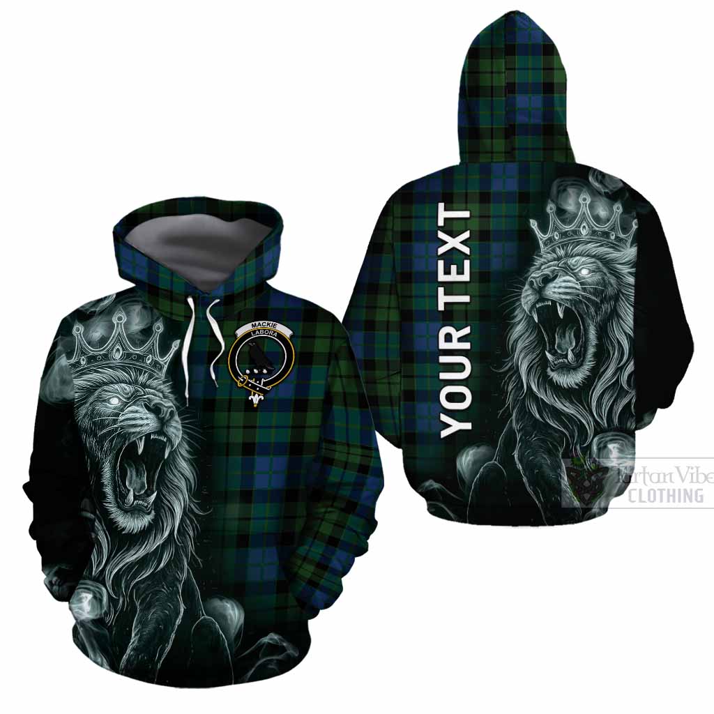 MacKie (McKie) Tartan Cotton Hoodie Roaring Lion Heritage