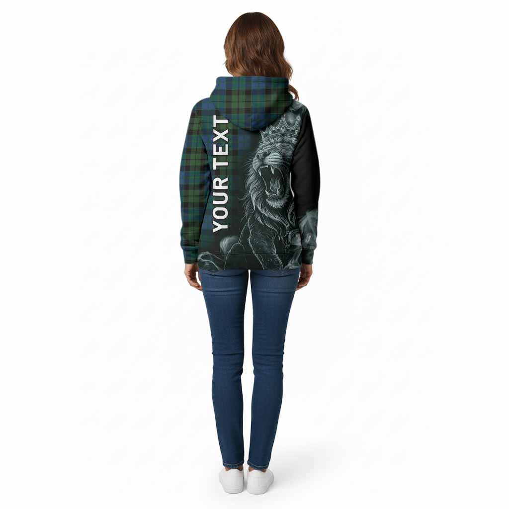 MacKie (McKie) Tartan Cotton Hoodie Roaring Lion Heritage