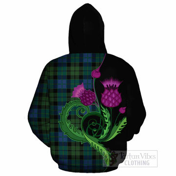 MacKie (McKie) Tartan Cotton Hoodie Traditional Scottish Thistle