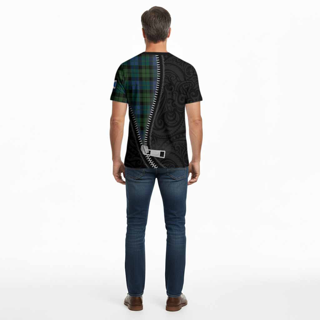 MacKie (McKie) Tartan Cotton T-shirt New Zealand Pattern Unique Zipper Stylized