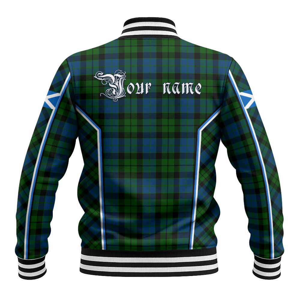 MacKie (McKie) Tartan Crest Baseball Jacket Scotland Coat of Arm Flag Style - Tartan Vibes Clothing