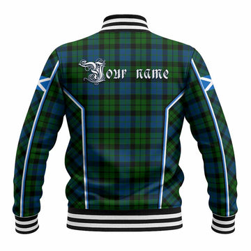MacKie (McKie) Tartan Crest Baseball Jacket Scotland Coat of Arm Flag Style