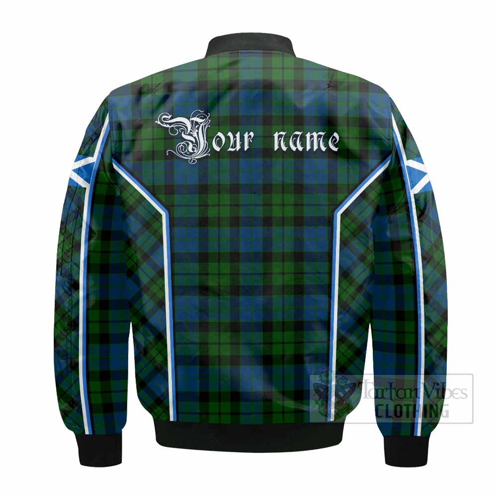 MacKie (McKie) Tartan Crest Bomber Jacket Scotland Coat of Arm Flag Style - Tartan Vibes Clothing