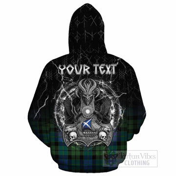 MacKie (McKie) Tartan Crest Cotton Hoodie Celtic Odin's Raven Legacy