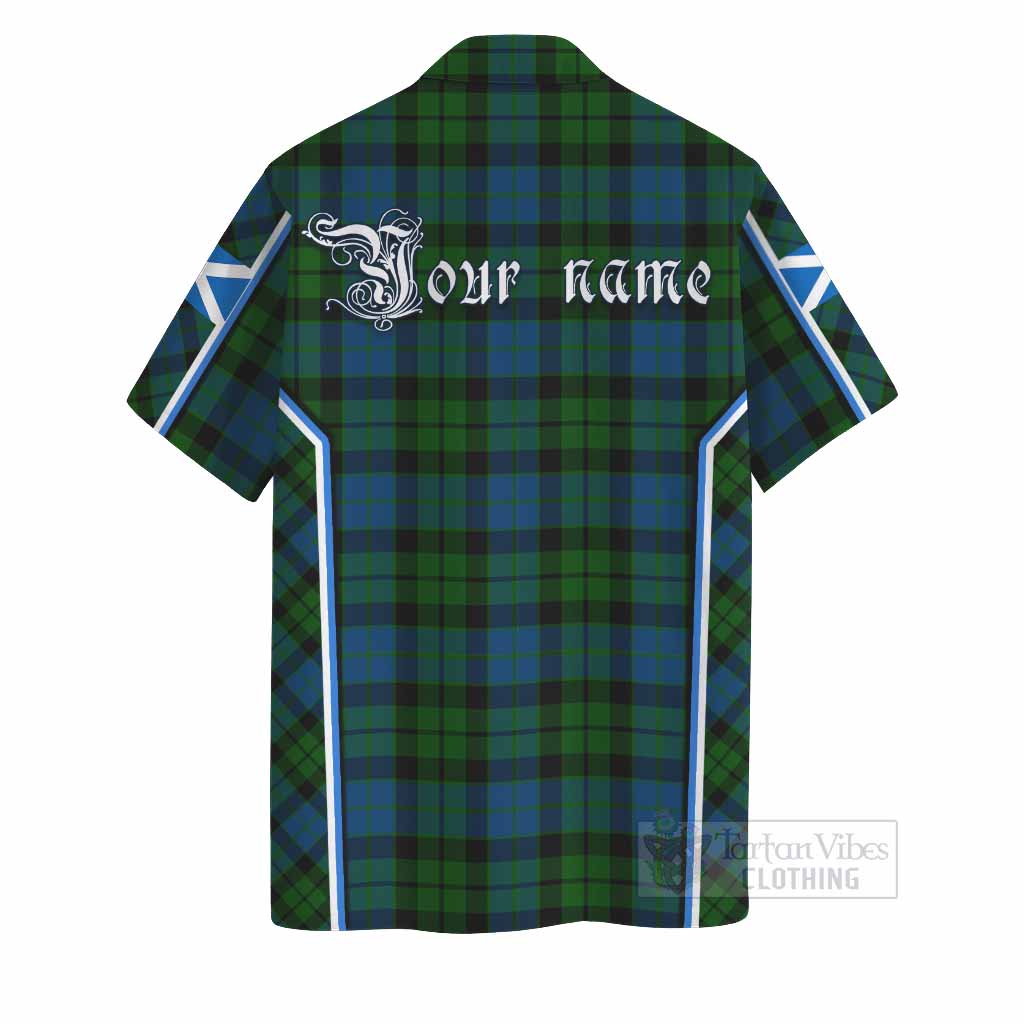 MacKie (McKie) Tartan Crest Hawaiian Shirt Scotland Coat of Arm Flag Style - Tartan Vibes Clothing