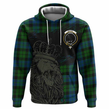 MacKie (McKie) Tartan Crest Hoodie Crowned Lion Heritage Style