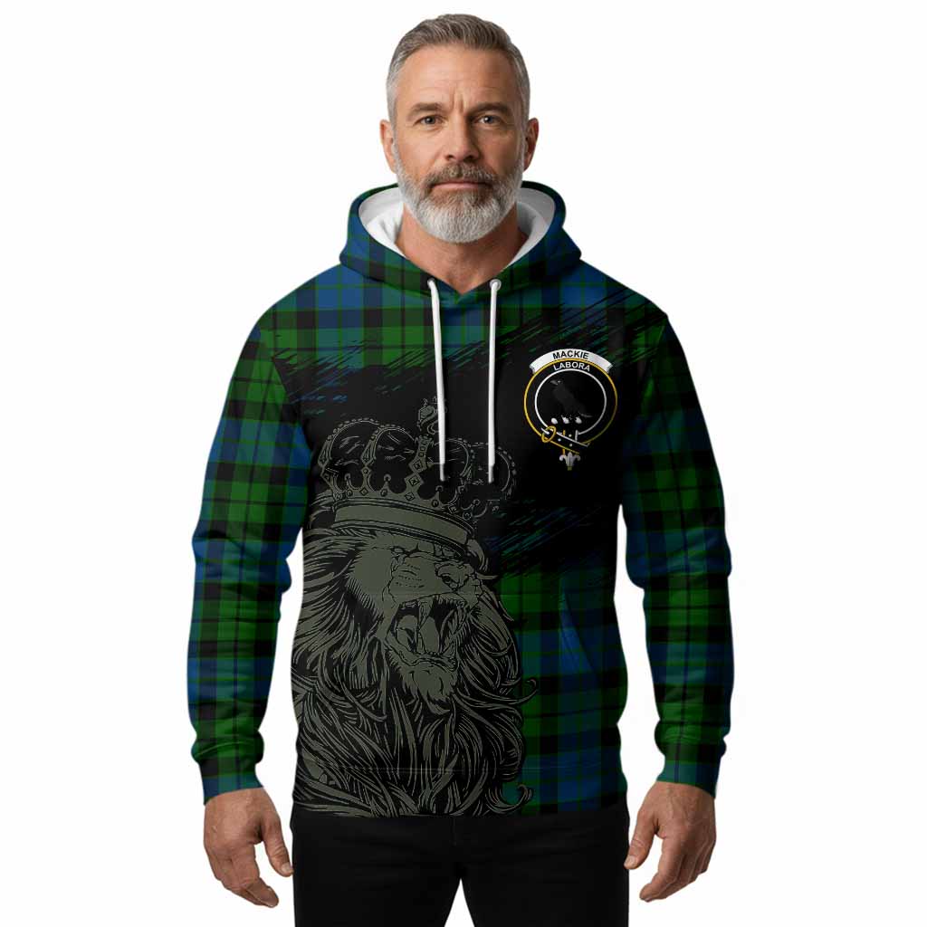 MacKie (McKie) Tartan Crest Hoodie Crowned Lion Heritage Style