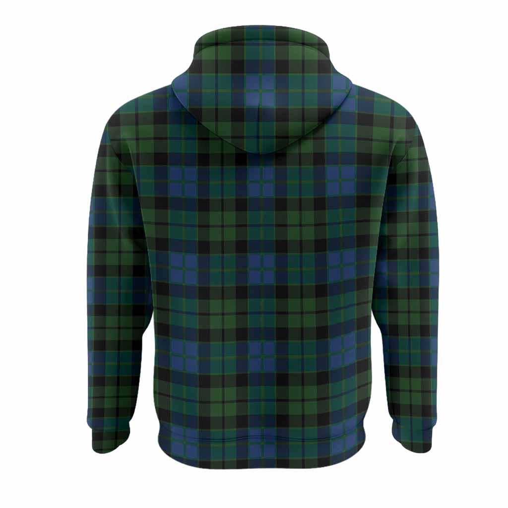 MacKie (McKie) Tartan Crest Hoodie Ferocious Lion Style