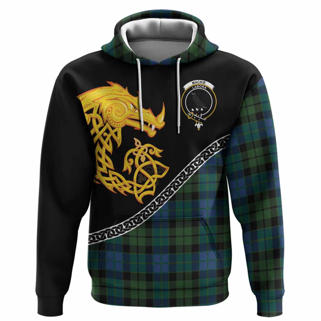 MacKie (McKie) Tartan Crest Hoodie Legendary Dragon Knot Half Style