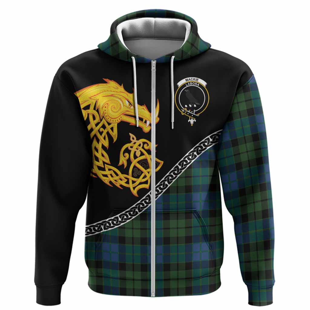 MacKie (McKie) Tartan Crest Hoodie Legendary Dragon Knot Half Style